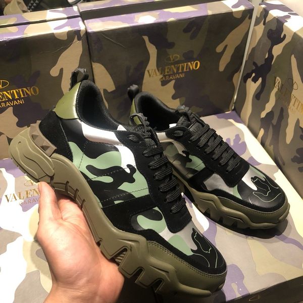 

2020 new vf rockrunner plus camouflage sneakers luxury designer couple casual fashion sneakers luxury leather
