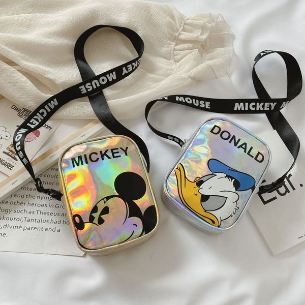 

hbirs korean children's 2020 new cute cartoonpu fashion girls solid tong bao er tong bao accessories children's bag color accessor