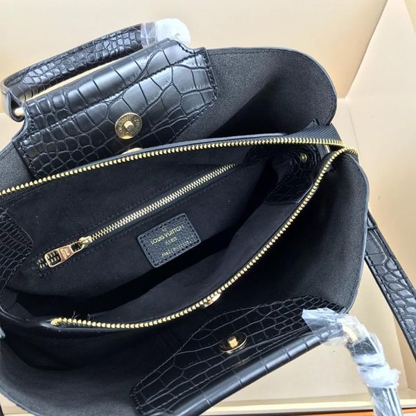 

fashion type women bag zipper ladies shoulder bag totes simple style leather luxury womens crossbody bags with origin box