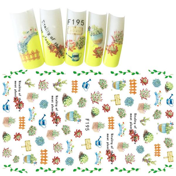 

20styles quick drying prevalent diy self made nail salon for pregnant women waterproof wholesale ink flower nail 3d nail stickers, Black