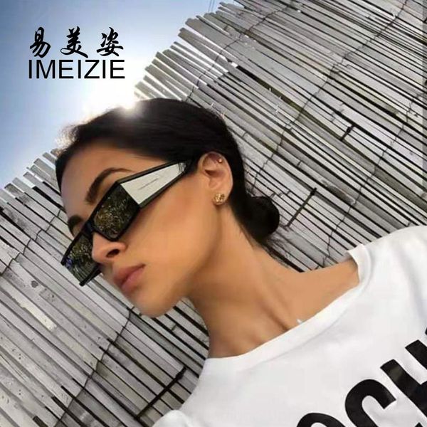 

new fashion square net red street ssun women's all-match sunglasses glasses sunglasses, White;black
