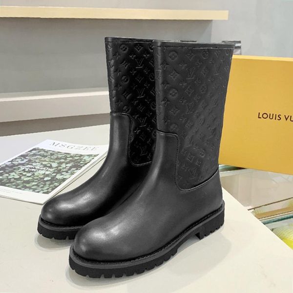 

2021 ankle boots for women autumn winter women shoes fashion luxury leather boots botas mujer slip on comfortable design leather lady drops