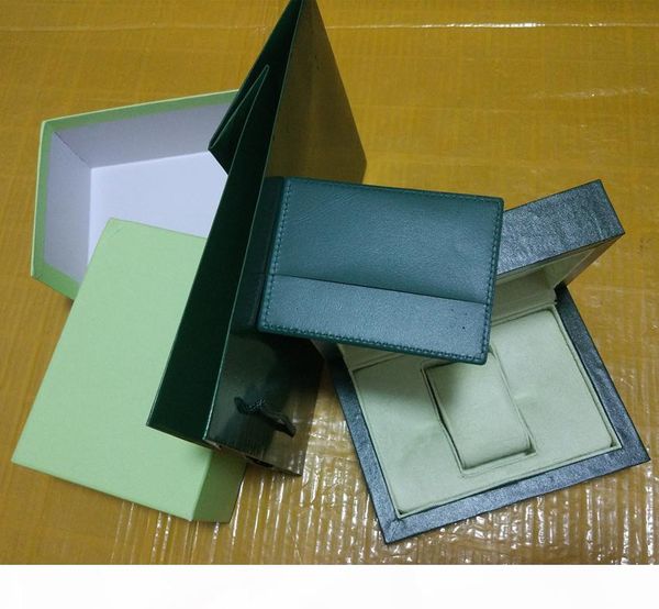 

g бесплатная доставка часы green box papers подарочные коробки часы кожаный мешок карточки 0 .8kg для watch box, Black;blue