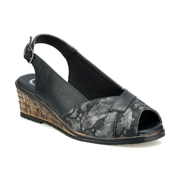 

flo 103072.z black women sandals polaris 5 point