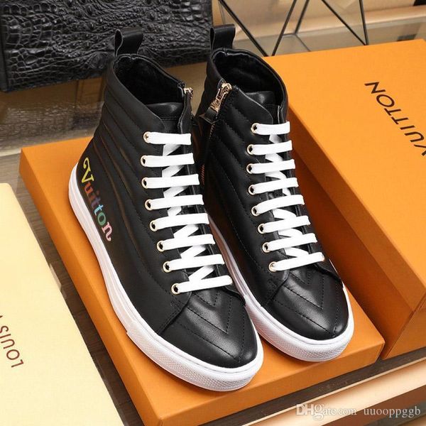 

2020wm new official website synchronization luxury men's casual fashion shoes, outdoor travel sports shoes, fast delivery original box, Black