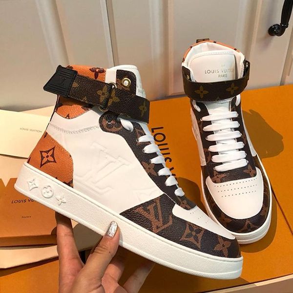 

new mens shoes boots boombox chaussures pour hommes ankle boots men shoes casual rubber soles leather with original box luxury mens shoes