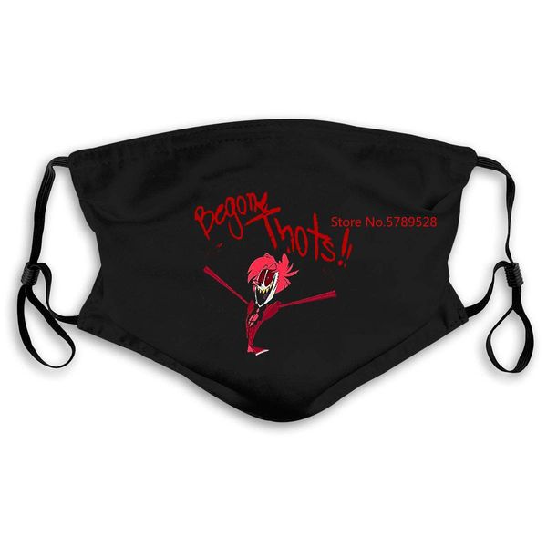 

lililov mens hazbin hotel art black высокое качество печати маска женщины kids pm25 lililov mens bondh