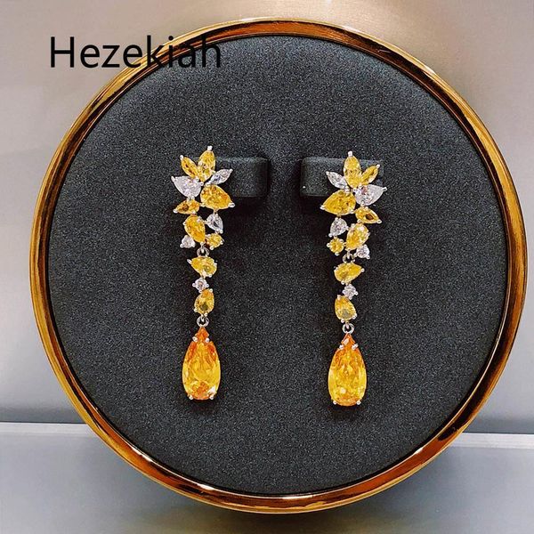

hezekiah 925 tremella needle lady noble earrings personalized fashion shiny tassels wreath eardrop dance party ing, Golden