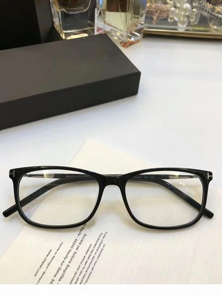 

new eyeglasses frame tf5398 spectacle frame eyeglasses for men women myopia brand designer glasses frame clear lens with original case, Silver