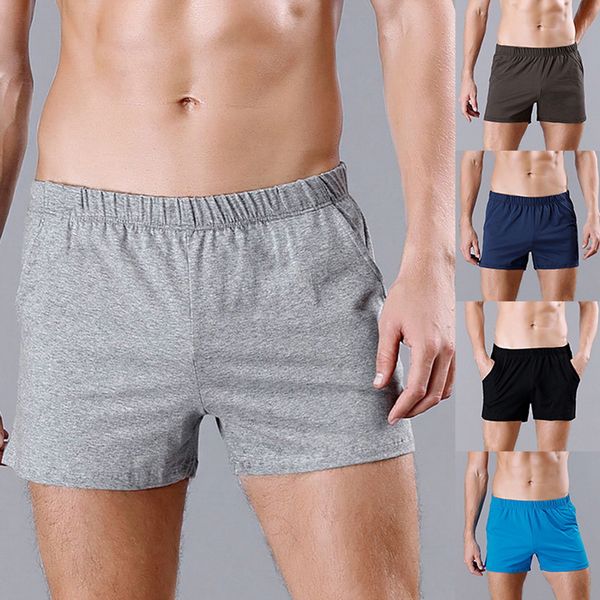 

heflashor mens лето потерять шорты мода удобный хлопок боксёры мужчины дышащий короткие sweatpants 2020 повседневный, White;black