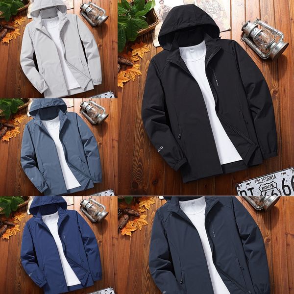 

u8nuc guide outdoor jacket coat jacket men's and women's spring and autumn thin windproof waterproof breathable fashion single-lay, Blue;black
