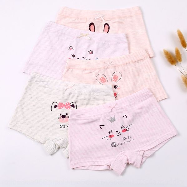 

love children rc modal cotton underwear girls underwear cartoon boxer pants medium and large children's boxer pants 5-piece suit, Camo
