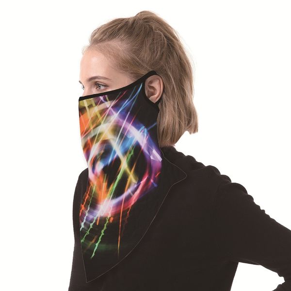 

solid black cartoon teeth print face half mouth mask fashion cute breathable warm cotton windproof anti-dust masks#228