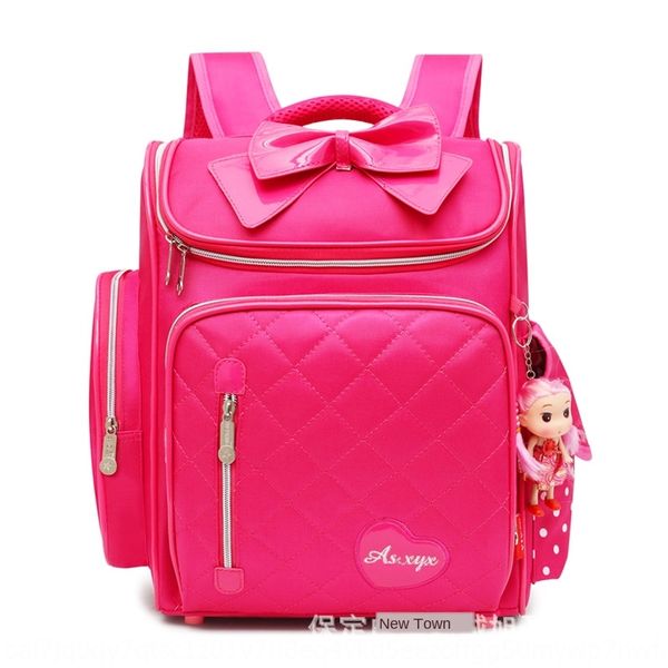 

mingqi schoolbag bag backpack for primary school students girls' 1-2-3-4-6 grade boys light ridge backpack for female and children