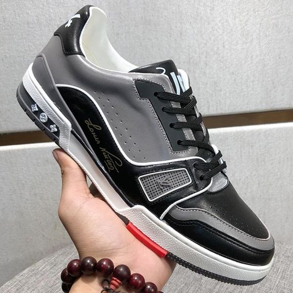 

men shoes casual luxury breathable zapatos de hombre men shoes fashion trainer sneaker luxury style chaussures pour hommes mens shoes casual, Black