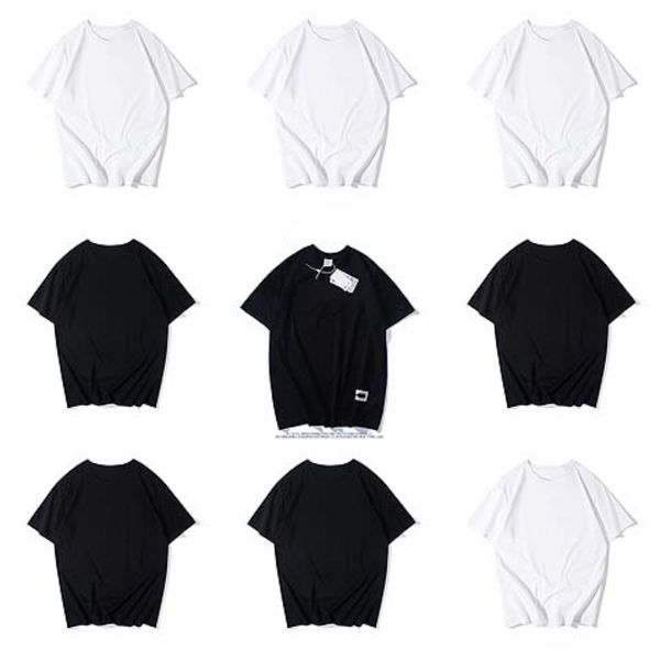 

2020 new summer letters letter printed cotton loose g t-shirt round neck short-sleeved embroidery short sleeve tee shirt size s-xl #qa959, White;black