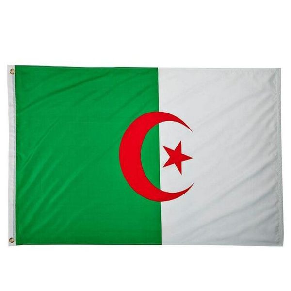 

algeria flag 90x150cm good quality price algerian national flags 3x5 ft banner made of polyester, ing