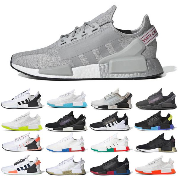 

2020 aqua tones munich r1 v2 mens running shoes hu human race xr1 mexico core blacl carbon men women sports sneakers trainers 36-45