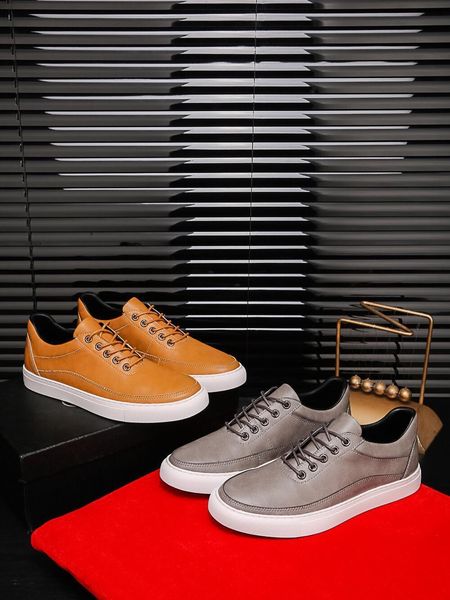

2019q new luxury men's casual shoes, fashion wild sports shoes, lace-up shoes, original packaging delivery 38-45111, Black