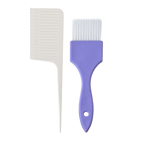 

professional weaving highlighting foiling hair comb & brush, Silver