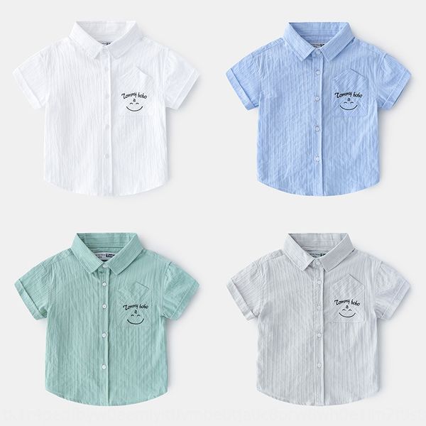 

jeawz men's tong chen shan tong chen shan short-sleeved striped shirt summer 2020 cotton men's western style children's cloth, White;black