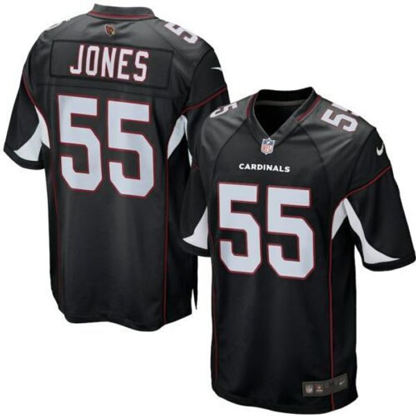 

chandler jones #55 men's xs-5xl stitched football jerseys, Gray