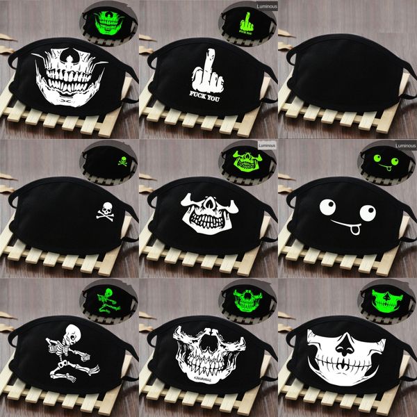 

13o8b new starry sky face skull scarf print hairband mask outdoor cycling skull scarf headband light magic edc soft breathable headwear#1#59, Black