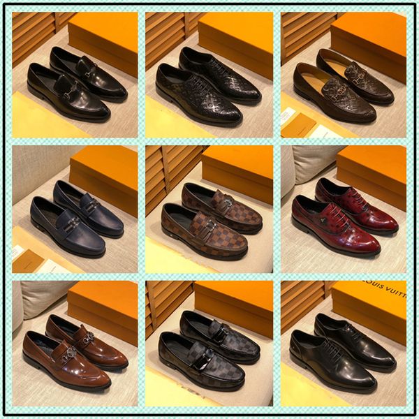 

iduzi fashion men shoes slip on oxford shoes mens pointed toe dress shoes patent leather wedding shoe 38-45, Black