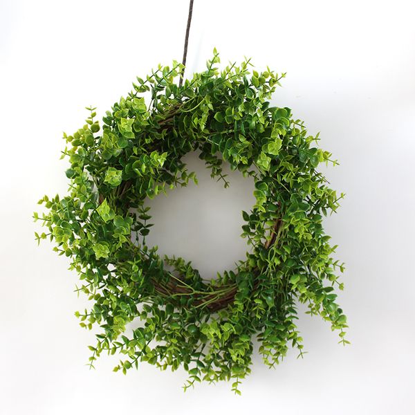 

artificial flower eucalyptus leaves wreath home decoration accessories garden decoration party supplies farmhouse door decor