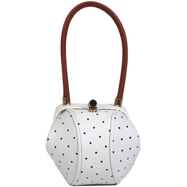 

korean version of the simple wild ring handle wallet european retro shoulder bag ladies dumplings shape handbag mini bag