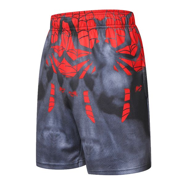 

summer men's athletic shorts fitness running riding for basketball training running shorts men gym, Black;blue