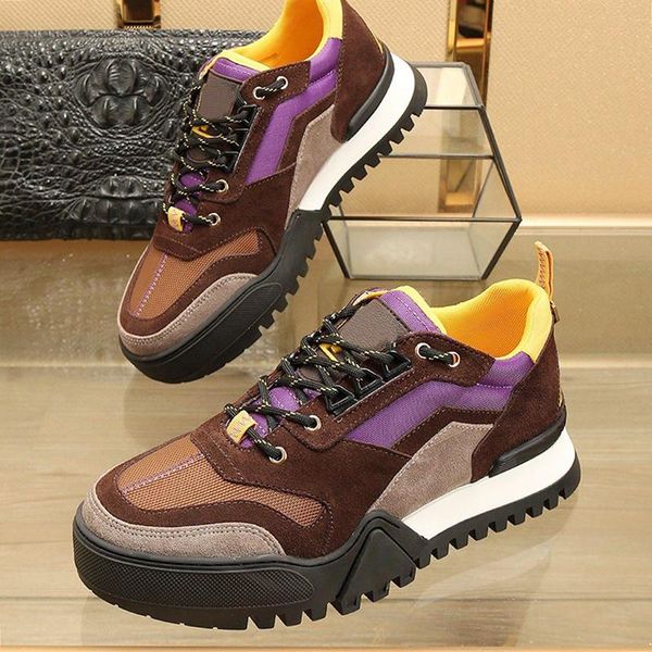 

new arrival hiking sneaker men 's shoes zapatos de hombre fashion sports autumn and winter shoes lace -up breathable plus size mens sh, Black