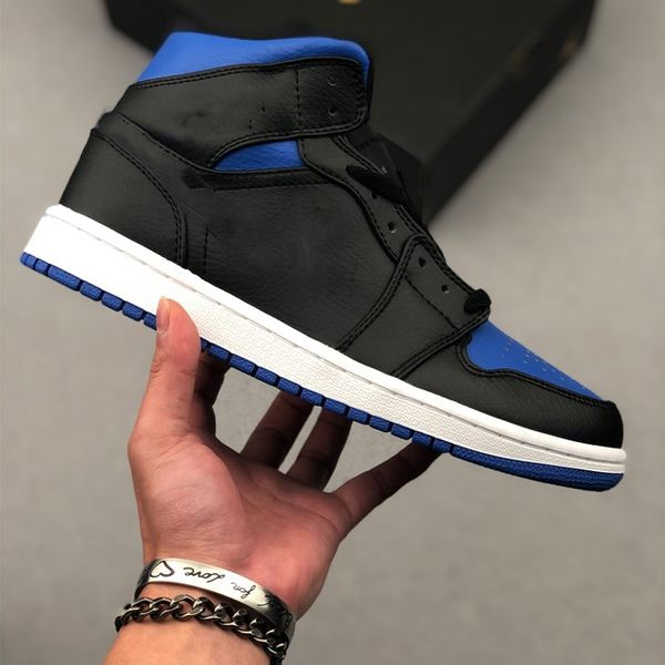 

chaussures à semelles compensées 1 mid royal 2020 554725 068 с black royal chaussures en toile chaussures de course fabric