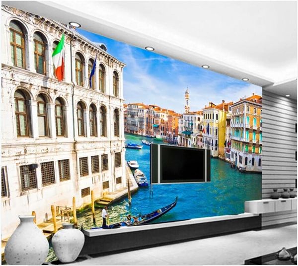 

3d wallpaper custom p mural on the wall european architecture water city landscape home decor living room p wallpaper for walls 3 d