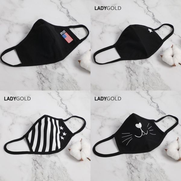 

new dener mask anti-dust earloop wit breating valve adjustable mout masks protective masks wit 2pcs filter seet 9-3028#970, Black