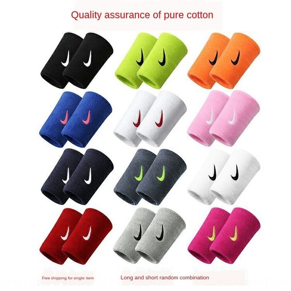 

kkebs cotton b men's and women's cover sprain net basketball wristband wrist strap wrist strap basketball sports lengthened fitnes, Black;red