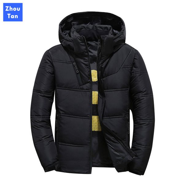 

winter down jacket mens quality thermal thick coat gray red black parka male warm outwear fashion white duck down jacket