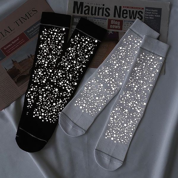 

womens socks summer classical high street elements new fashion trend female stockings black and white 2 color available, Black;white