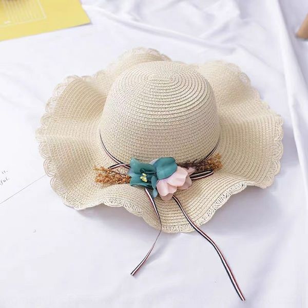 

female flower big eaves bowknot foldable butterfly butterfly sun beach hat leisure sun hat, Blue;gray