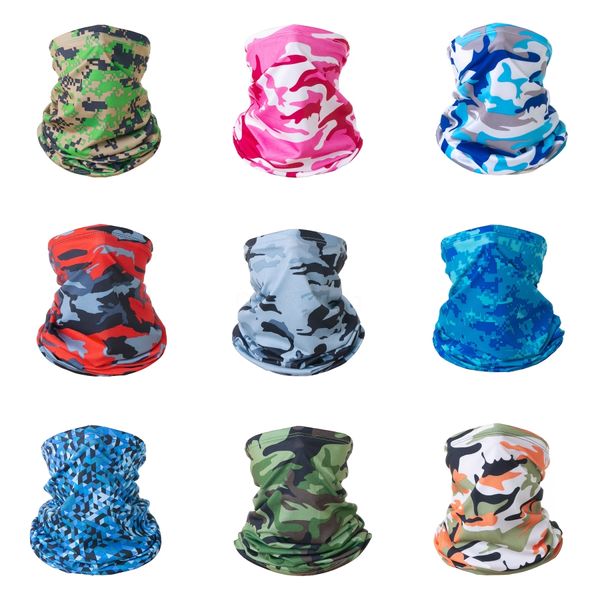 

zhka6 новый ice fishing шарф камуфляж магия шарф бандана лица gaiter защита от ультрафиолетовых лучей пыле- пешие прогулки велоспорт шеи мас, Black