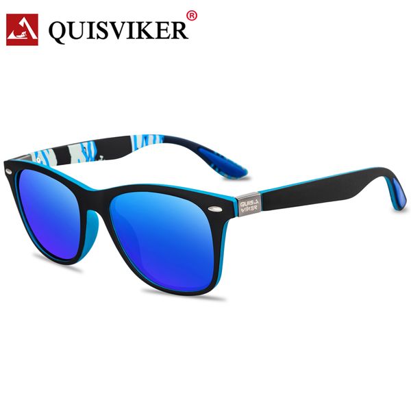 

quisviker brand new sunglasses men polarized sun glasses women vintage retro square eyewear fashion driving goggles, White;black