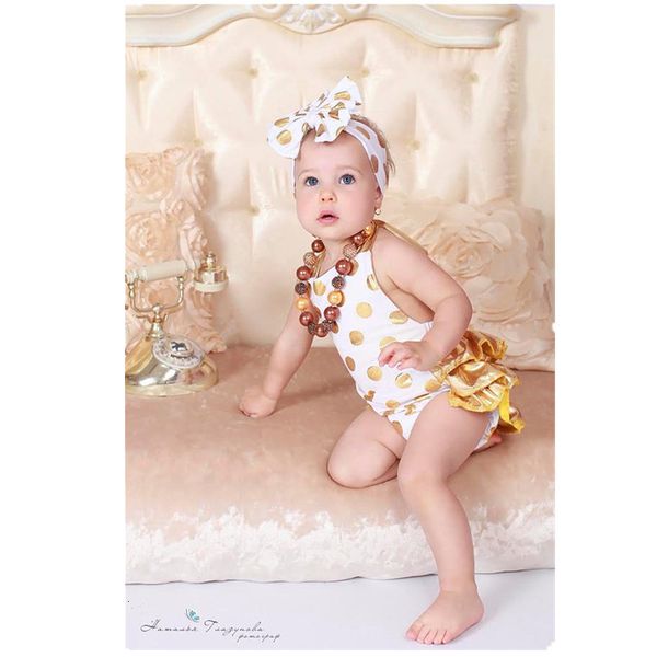 

2pcs baby girls halter floral romper + headband sunsuit summer outfits set, Blue