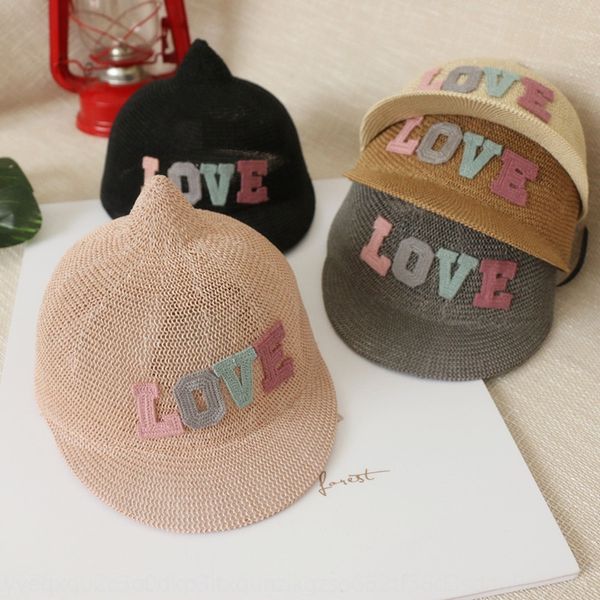 

children's thin boy cute sun-shading cap female baby sun-proof pot cool princess beach sun hat sun hat, Yellow