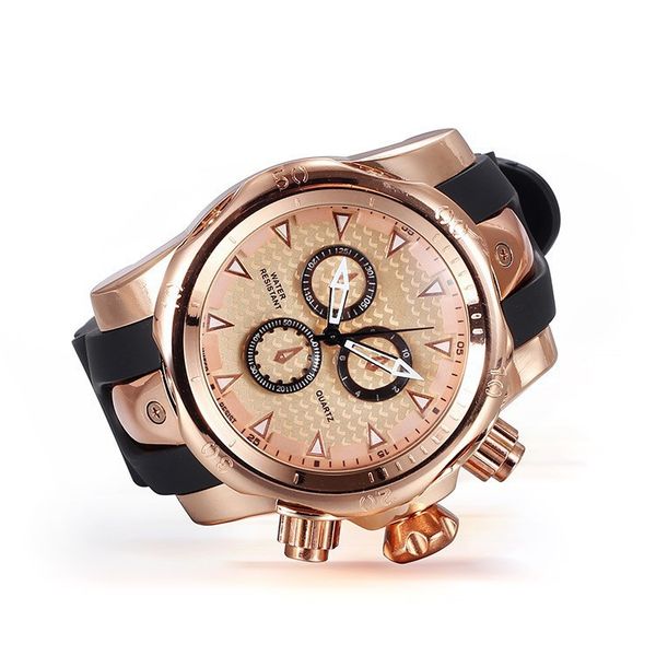 

brand оригинальные мужские кварцевые часы 3d поверхность чехол спортивные часы восхождение наручные часы montre, Slivery;brown