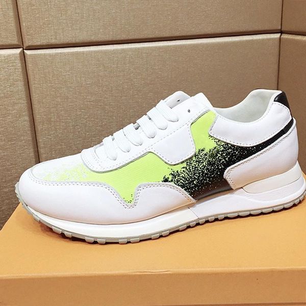 

run away sneaker men 's shoes scarpe sportive da uomo breathable lightweight shoes lace -up low sports men shoes drop, Black