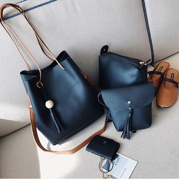 

four sets handbags women bags designer shoulder bags four pieces tote bag messenger crossbody bags bolsa feminina t2