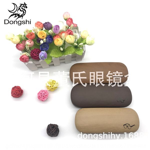 

wood grain printed 318 myopia box optical glasses case myopia glasses case, Blue