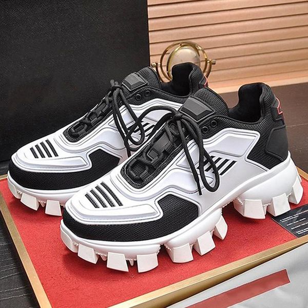 

мужская обувь мода дышащий вскользь дышащий дизайн zapatos de hombre cloudbust thunder knit sneaker scarpe da uomo m632 мужские footwears, Black