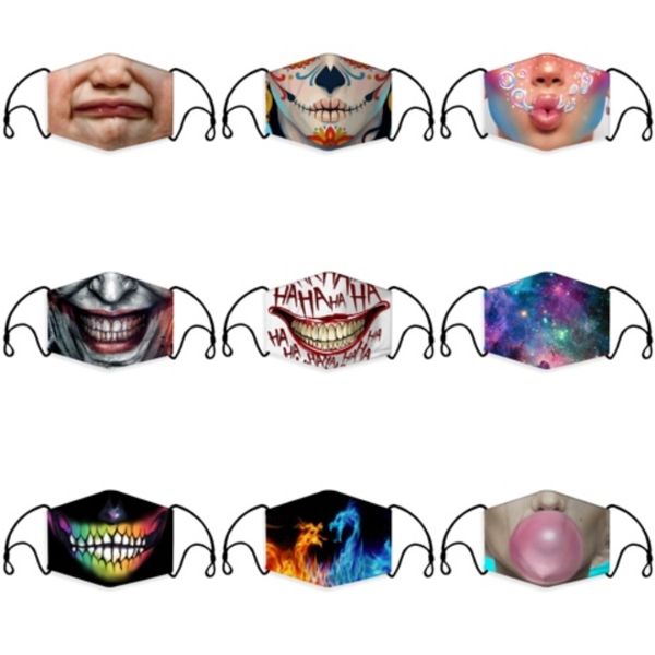 

designer face mask protection for deaf and dumb lips with clear window visible cotton mouth face masks washable and reusable mask#945
