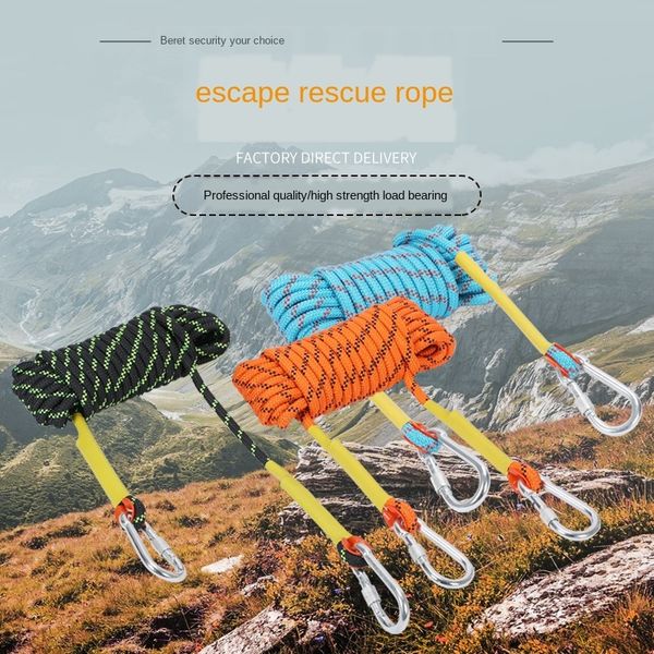 

production mountaineering escape aerial safety work fire rescue rope outdoor rock climbing safety rope